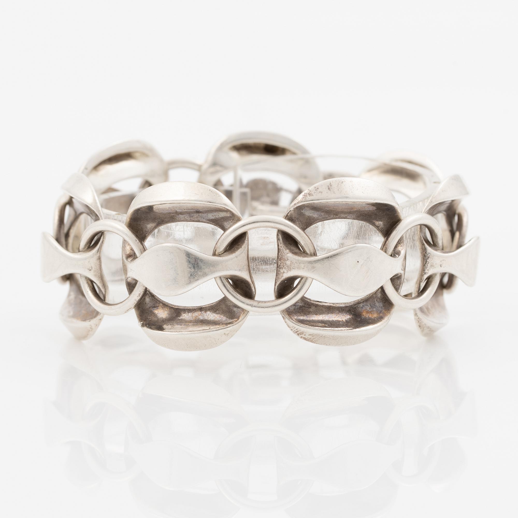 Armband, sterlingsilver, Alton, Falköping, 1975.