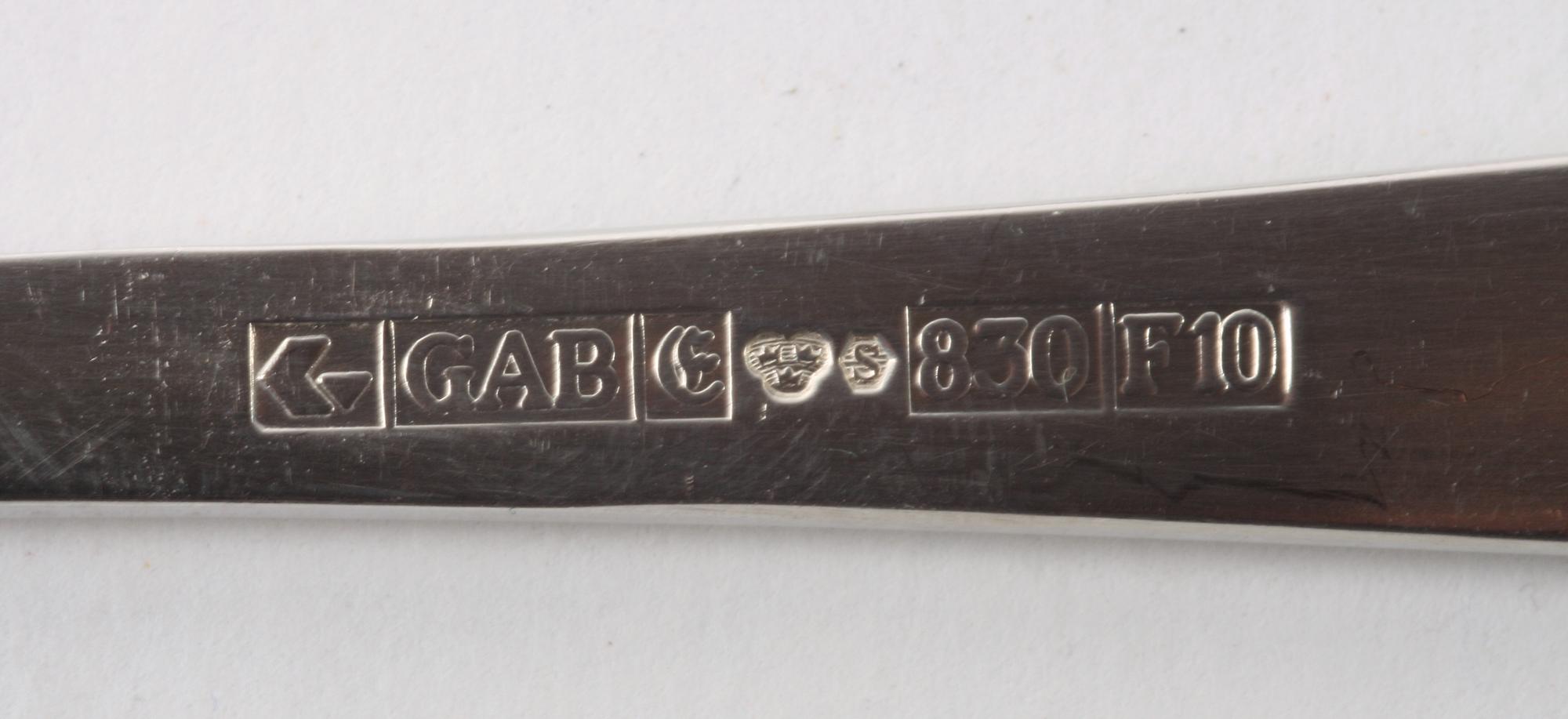 BESTICKSUPPSÄTTNING, 45 delar, silver, "Rosenholm".