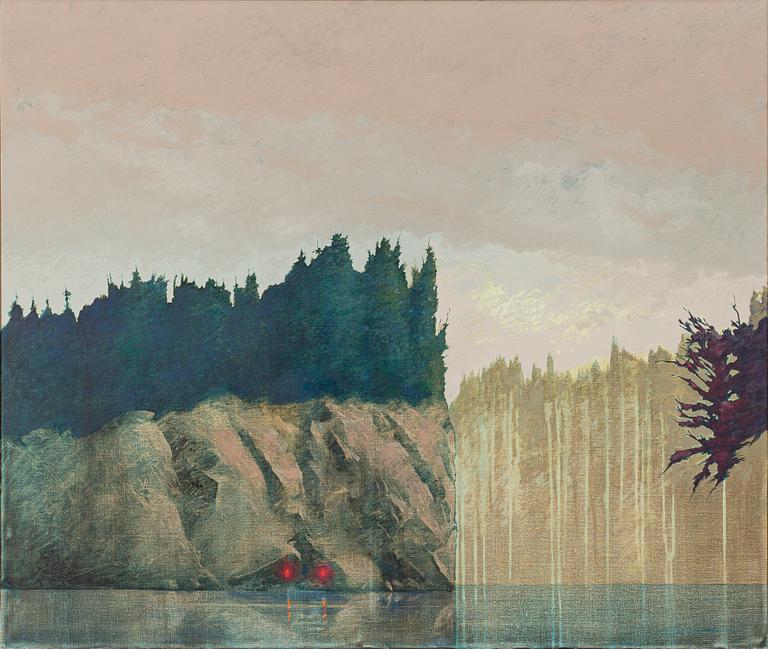 Gunnar Thorén, Twilight landscape.
