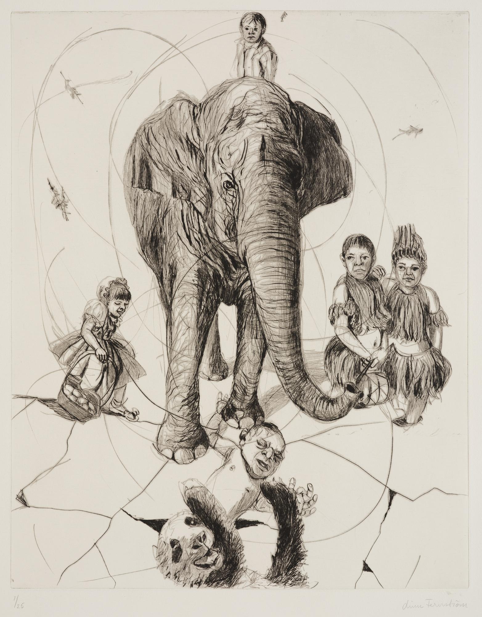 Linn Fernström, "Elefant på hal is".