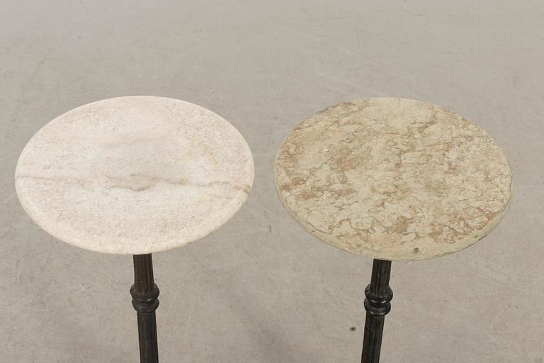 A PAIR OF SMAL TABLES.