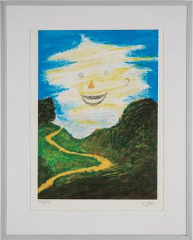 CARL JOHAN DE GEER, lithograph in colours, signed 21/295.