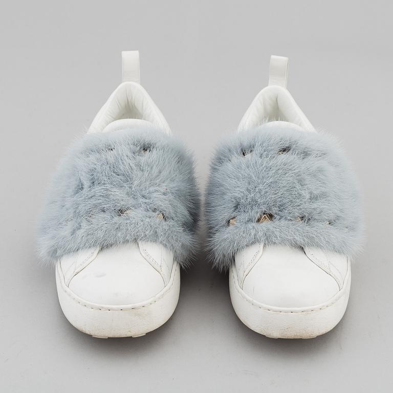 VALENTINO, "Mink fur sneakers", size 36,5.