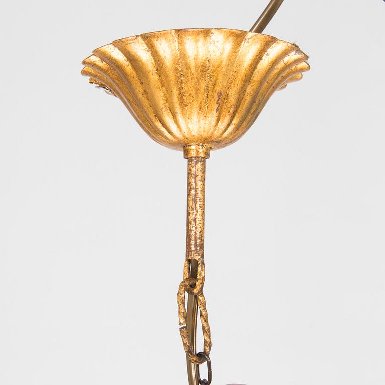 A chandelier, probably Italy 1940s-50s.