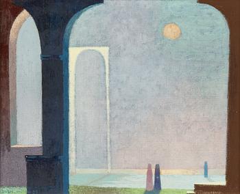 Sven Jonson, "Portal i nattljus".