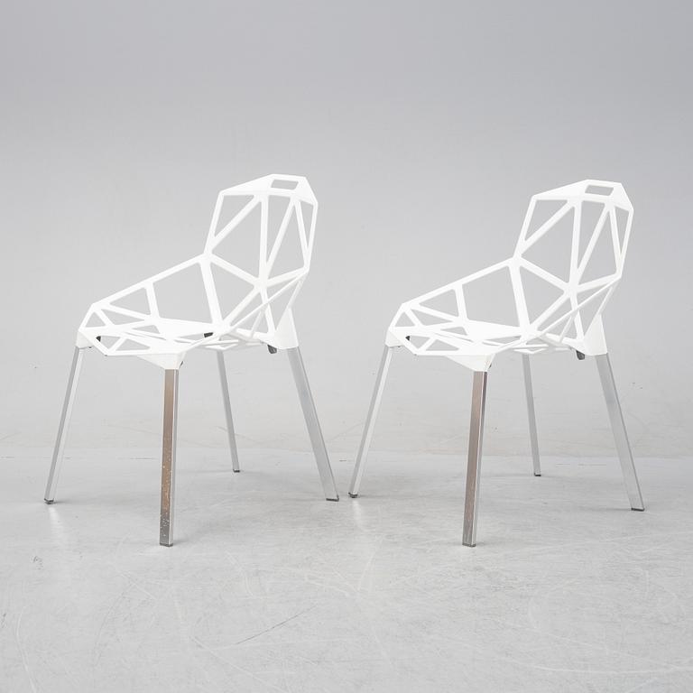 Konstantin Grcic, stolar, 6 st, "Chair One Stacking Chair", Magis, Italien.