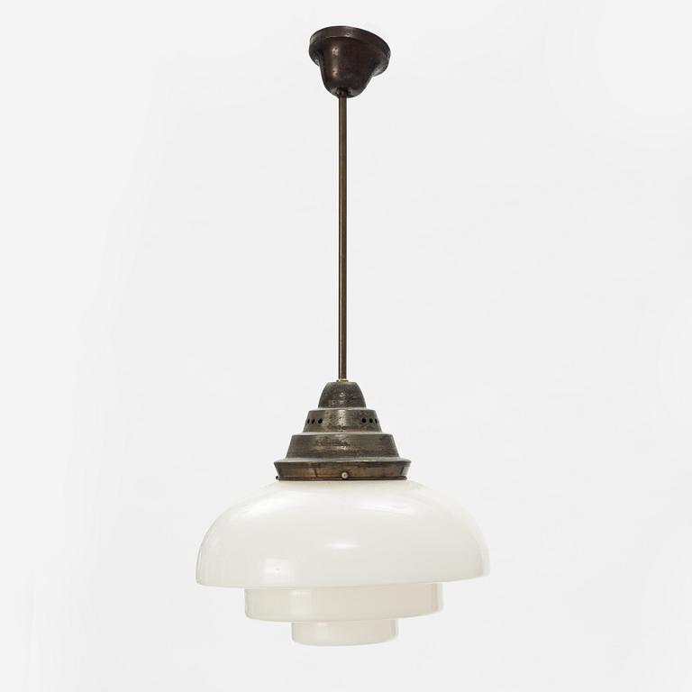 A ceiling light, mid 20th century.