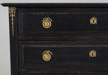BYRÅ, gustaviansk stil, 1800-tal.