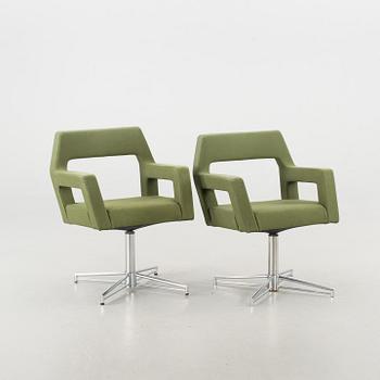 A set of two Johansson design "Largo" armchairs.