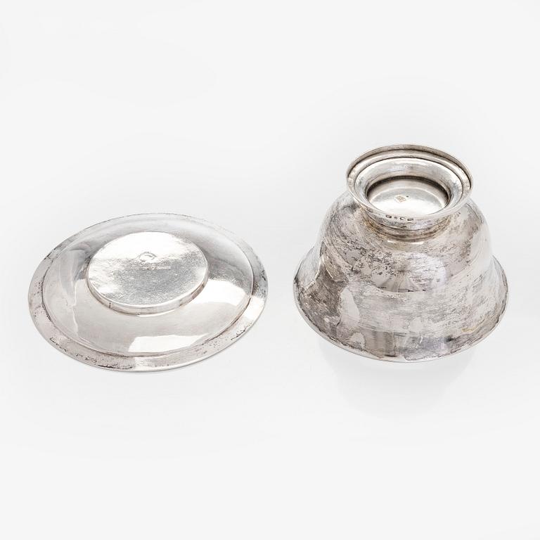 Joachim Flodin, sauce boat with tray, Stockholm 1823.