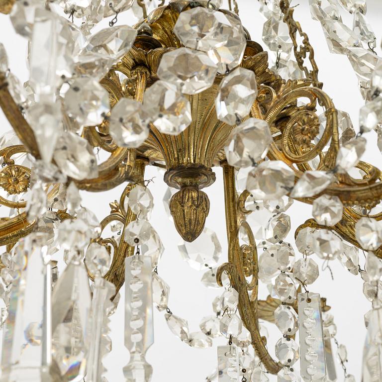 A chandelier, late 19th Century.