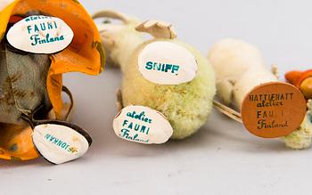 MUUMIHAHMOJA, 6 kpl, Atelier Fauni, 1950-/60-luku.