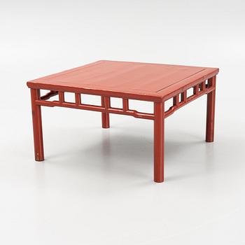 A lacquered table, China, 20th century.