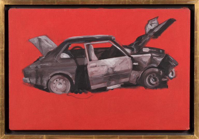 Oliver Whitehead, öljy kankaalle, a tergo signeerattu.