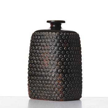 Stig Lindberg, a stoneware vase, Gustavsberg studio 1967.