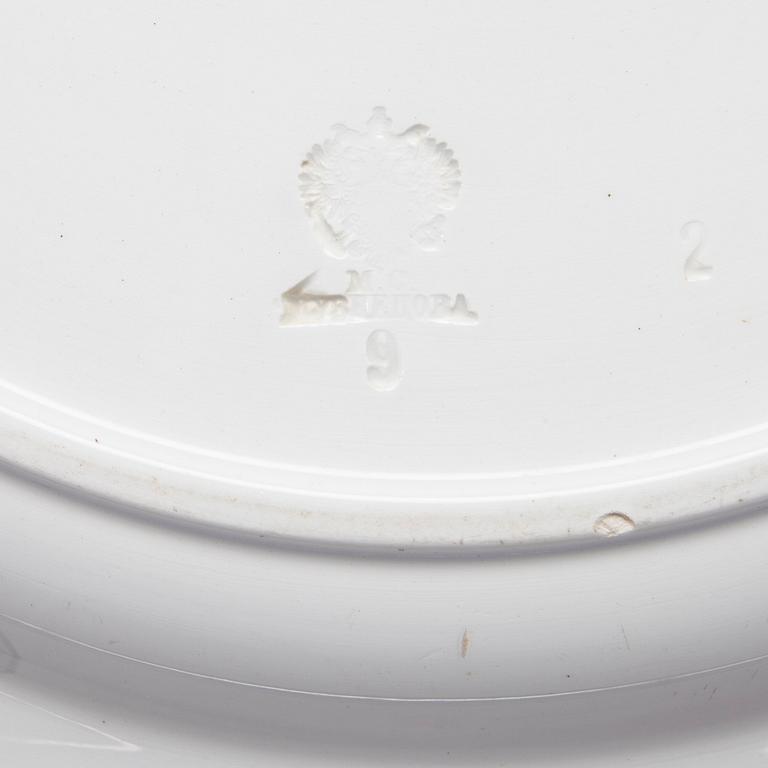 SERVERINGSFAT, porslin, Kuznetsov, Ryssland 1870-1889.