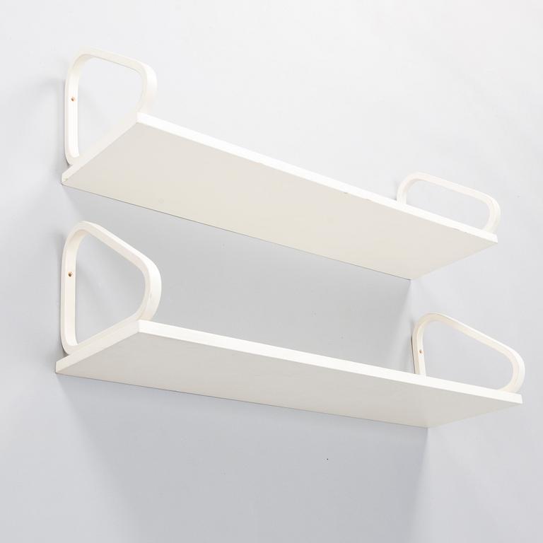 ALVAR AALTO, Two late 20th century shelves for Artek.