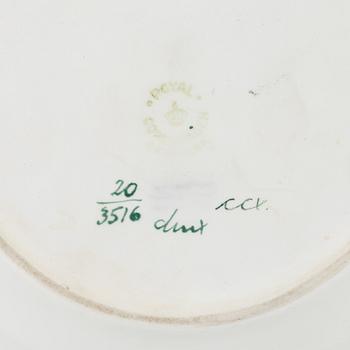 A 'Flora Danica' porcelain dish, Royal Copenhagen, Denmark, 1923-1934.