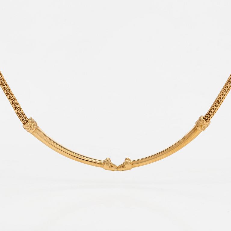 Kalevala Koru, necklace, "The Elk", 18K gold, 2002.
