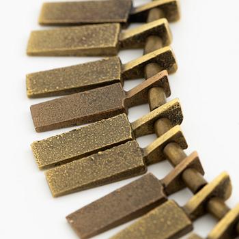 Inga-Britt "Ibe" Dahlquist, a necklace "Nefertiti", bronze.