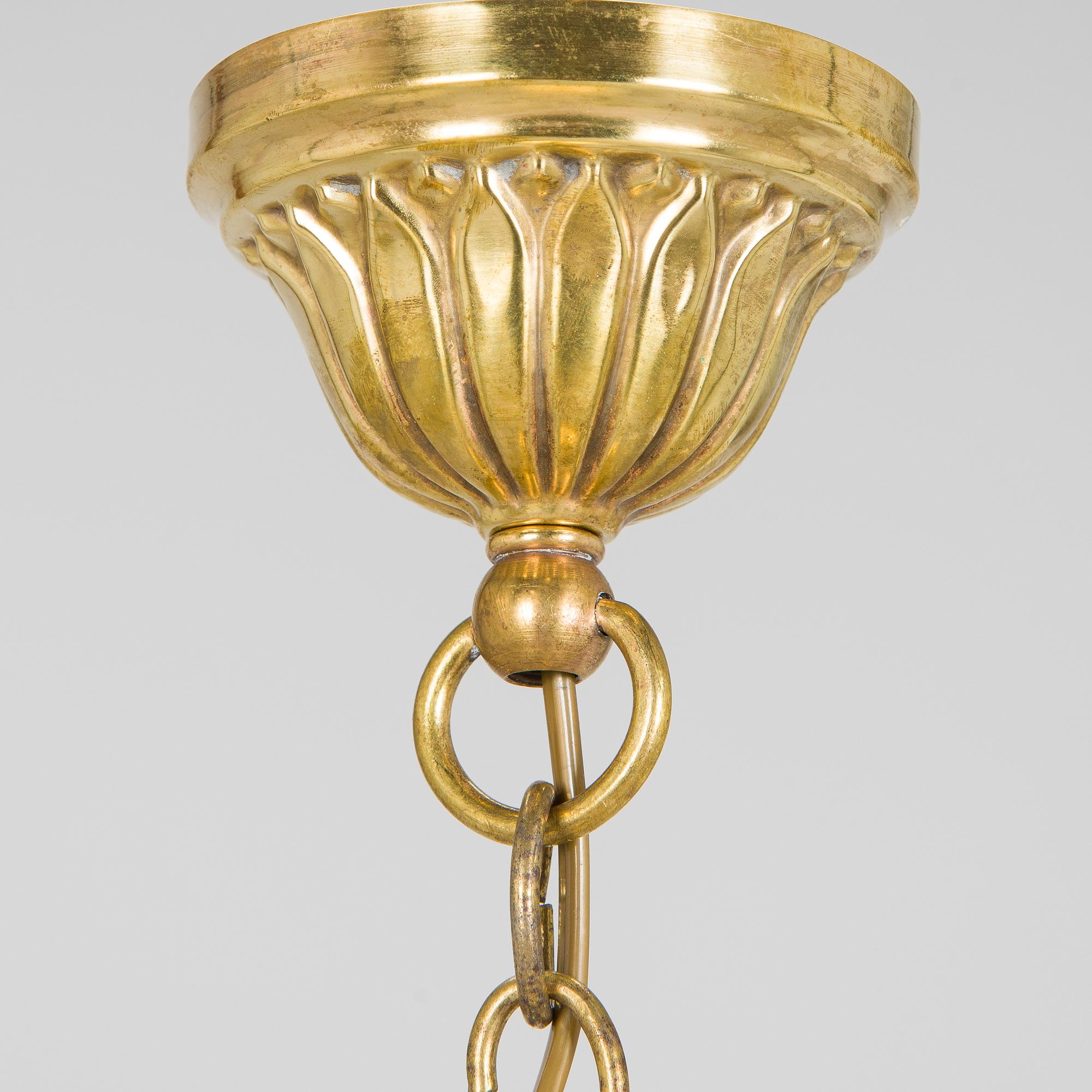 Paavo Tynell, taklampa modell 1204/5, Taito, 1930-tal.