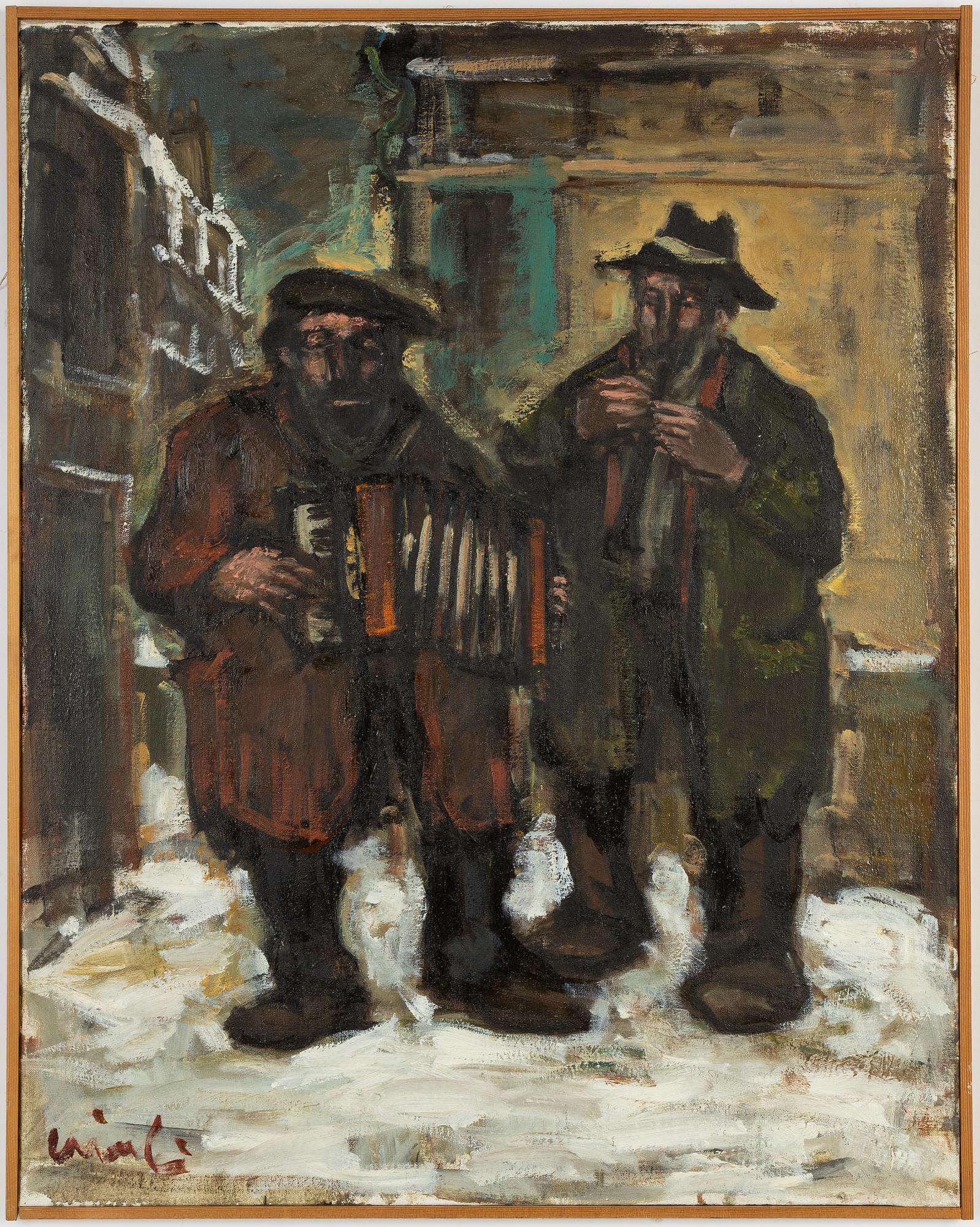 Olavi Laine, oil on canvas, signed.
