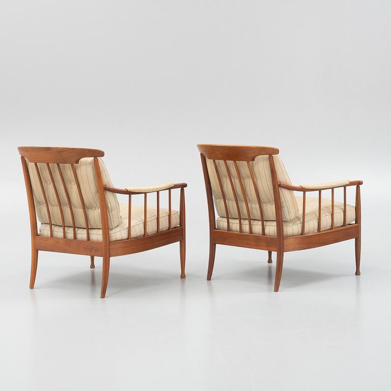 Kerstin Hörlin-Holmqvist, a pair of 'Skrindan' armchairs, second half of the 20th century.