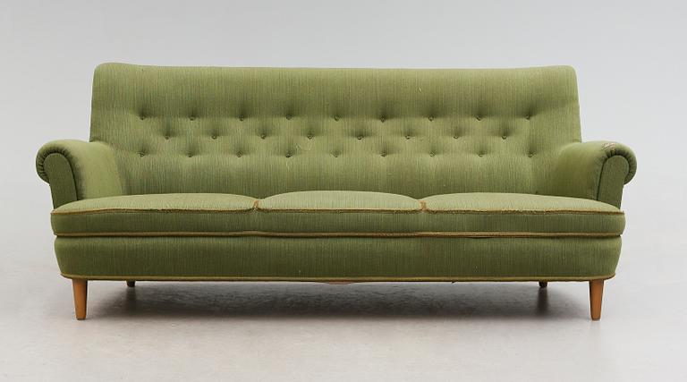 SOFFA, "Hemmakväll", Carl Malmsten, 1900-talets mitt.