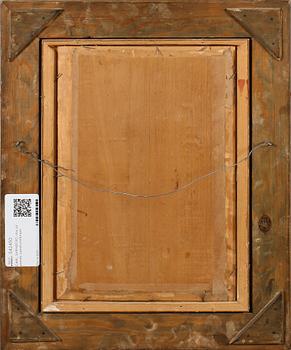 CARL SKÅNBERG, olja på pannå, stämpelsignatur.