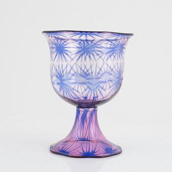 Eva Englund, a 'graal' glass bowl, Orrefors Gallery 1982.