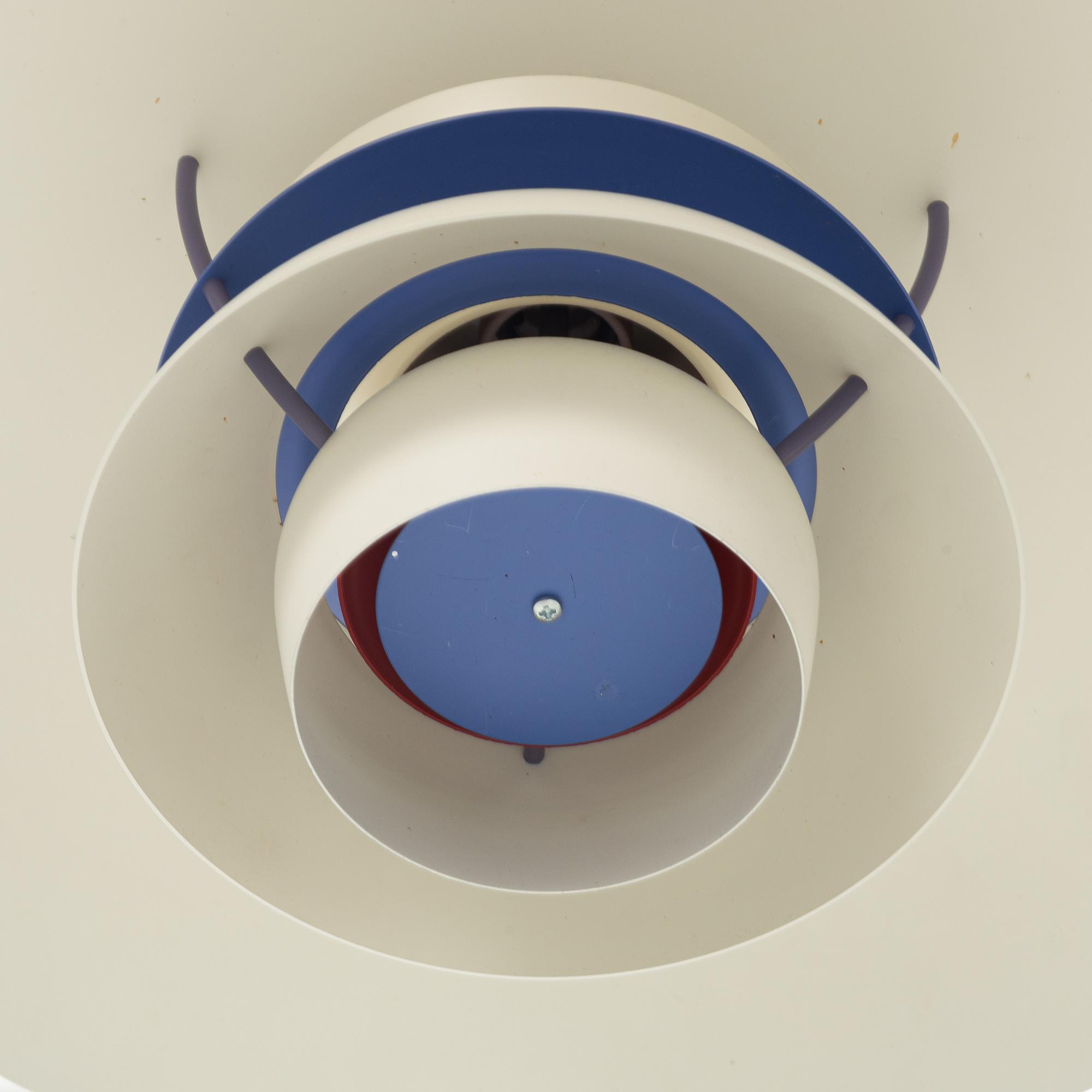 Poul Henningsen, a pair of 'PH-5' ceiling lights, Louis Poulsen, Denmark.