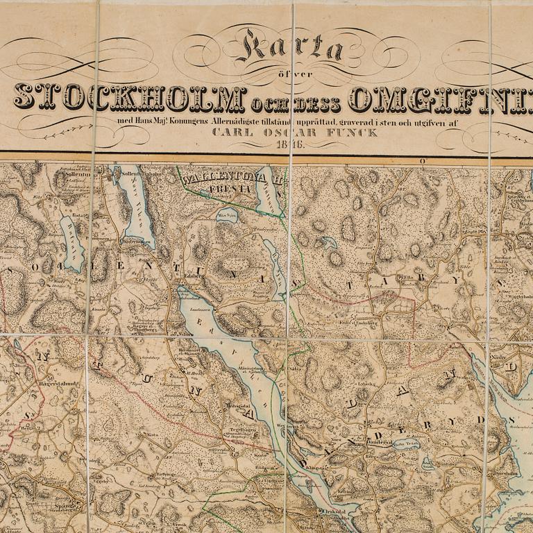 Maps in covers, 19th century.