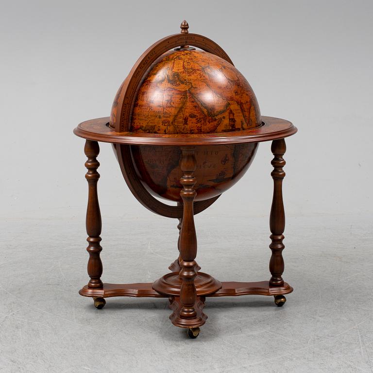 A bar globe, second half of the 20th century.