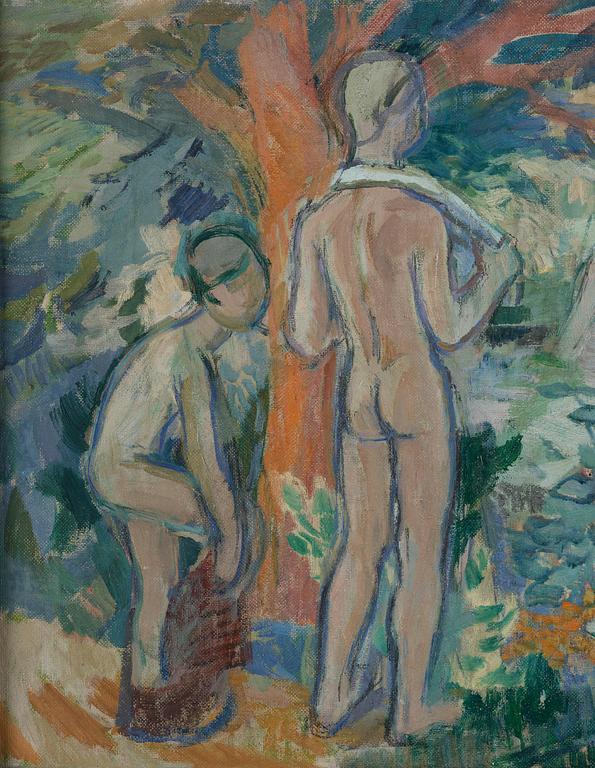 Tove Jansson, Badande pojkar.