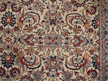 MATTO, semi-antique/Old Nain Tuteshk, part silk, ca  228 x 150 cm.