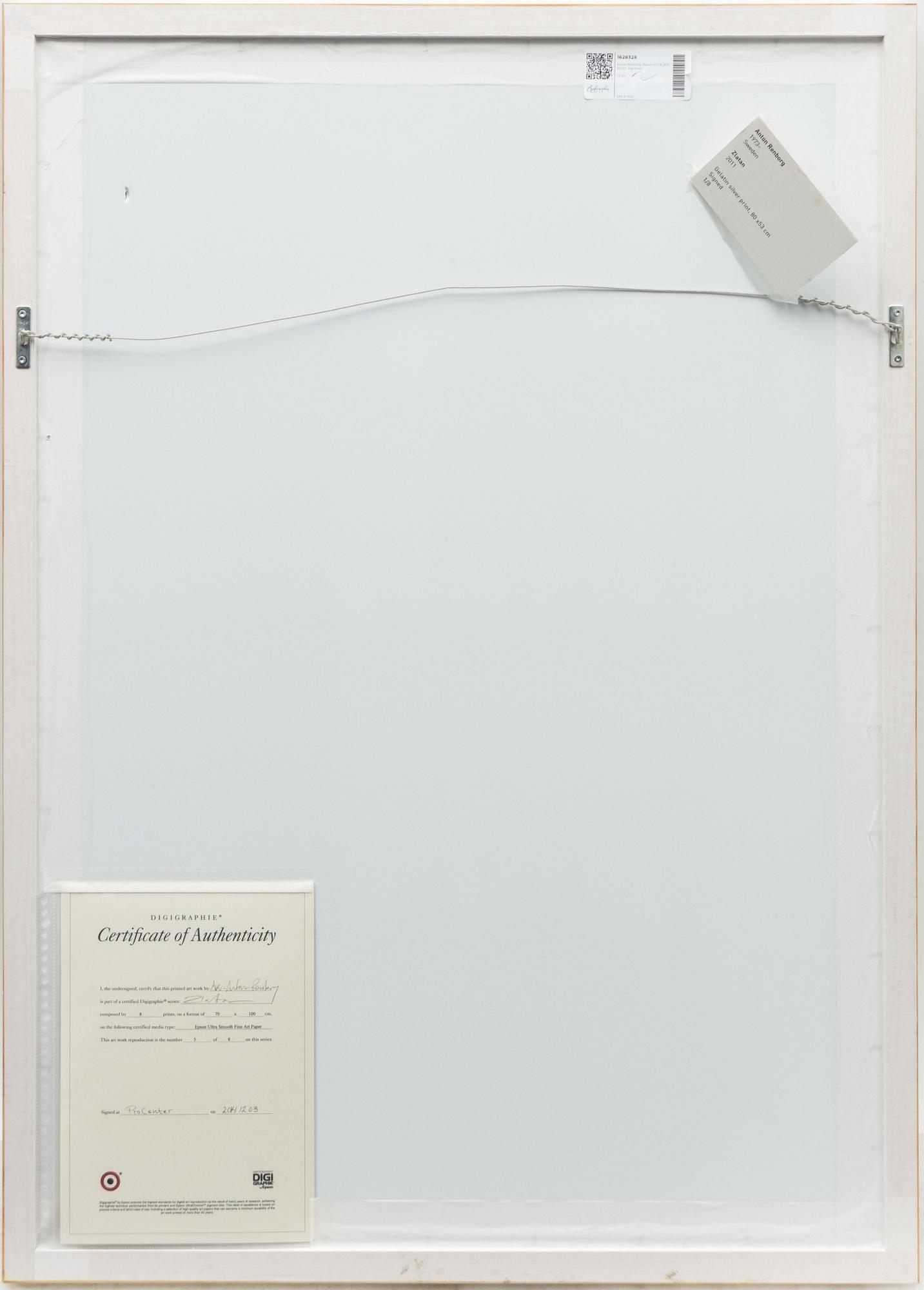 Anton Renborg, "Zlatan", 2011.