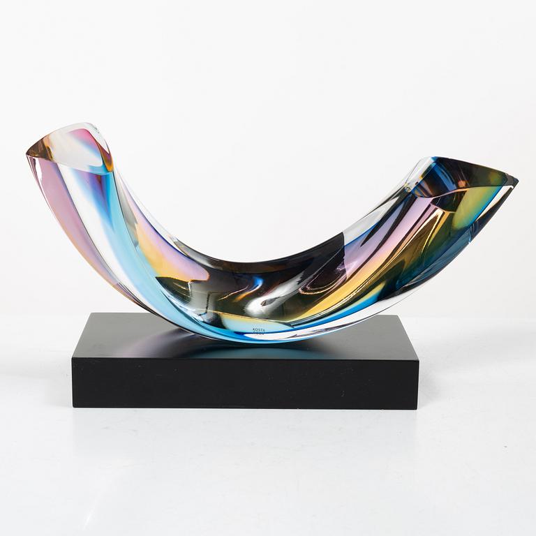 Göran Wärff, skulptur, "Fenomen Prisma", Kosta Boda.