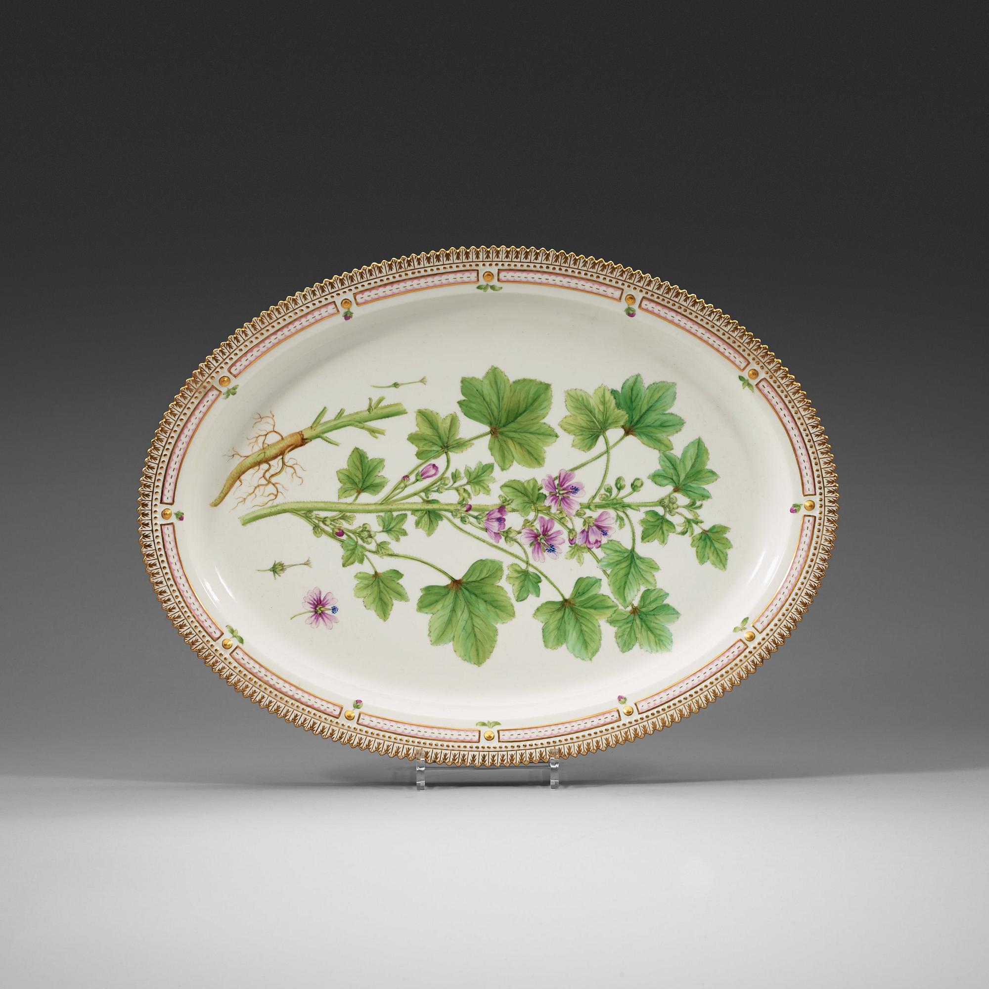 FAT, porslin. "Flora Danica", Kunglig Dansk, 1900-tal.