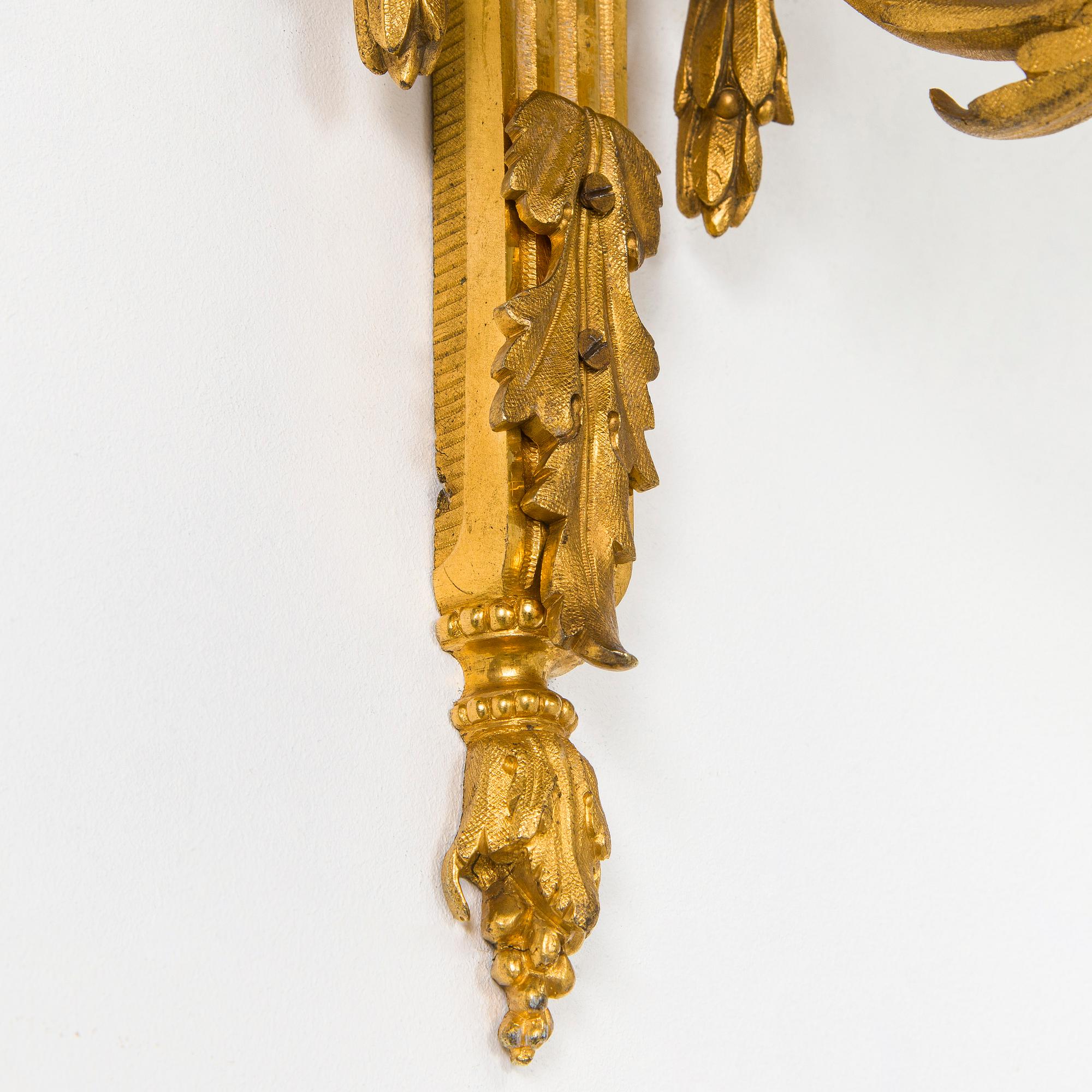 Applique, Louis XVI, kring 1780, sannolikt Paris.