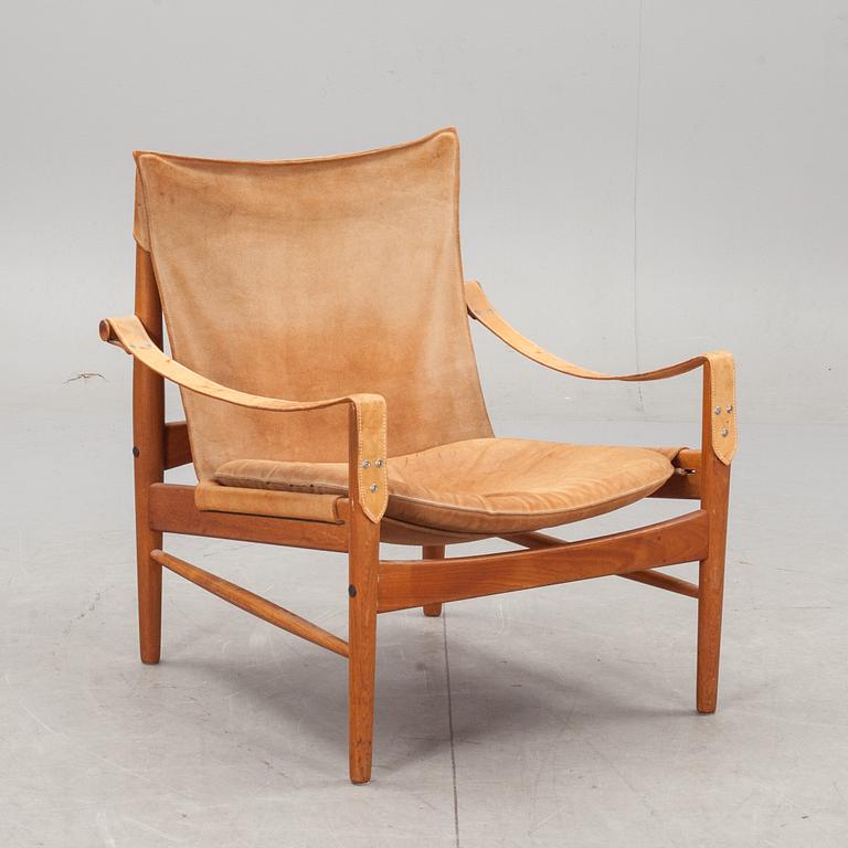 FÅTÖLJ, Hans Olsen, Viskadalens möbelfabrik, Kinna. 1950/60-tal.