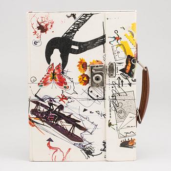 JEAN TINGUELY, one original drawing signed and dated no 6 1972 a tergo also included a vinyl-single record.