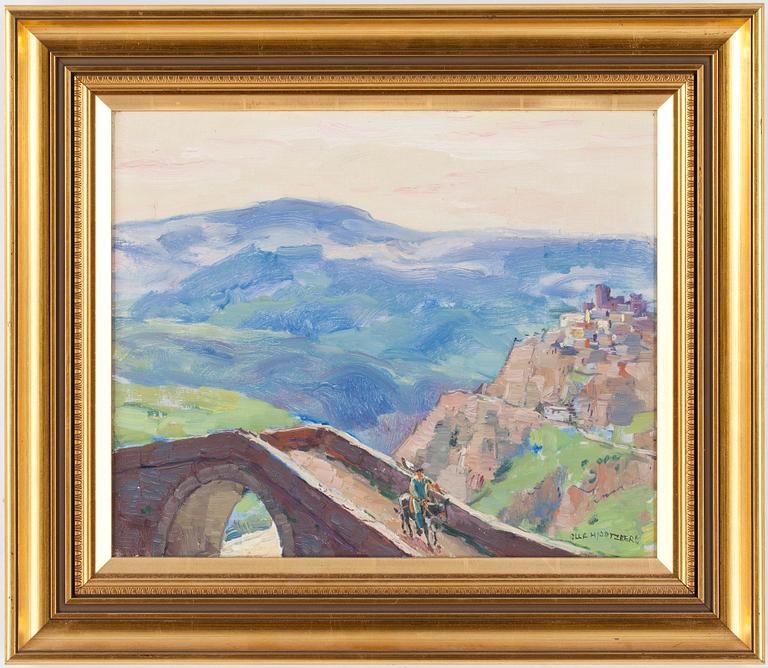 OLLE HJORTZBERG, olja på duk, signerad.