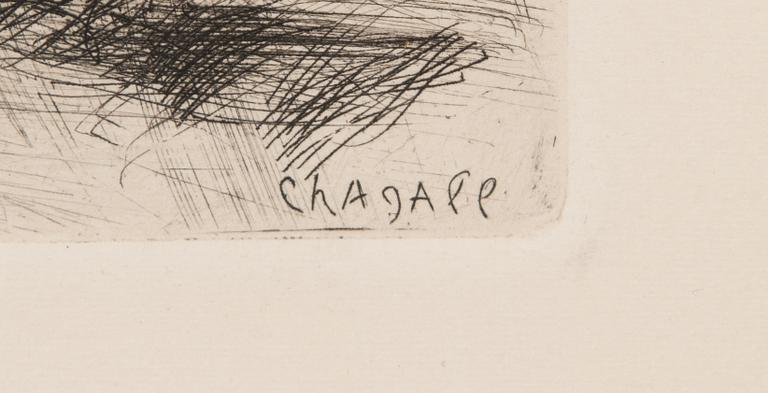 Marc Chagall, etsning, plåtsignerad.