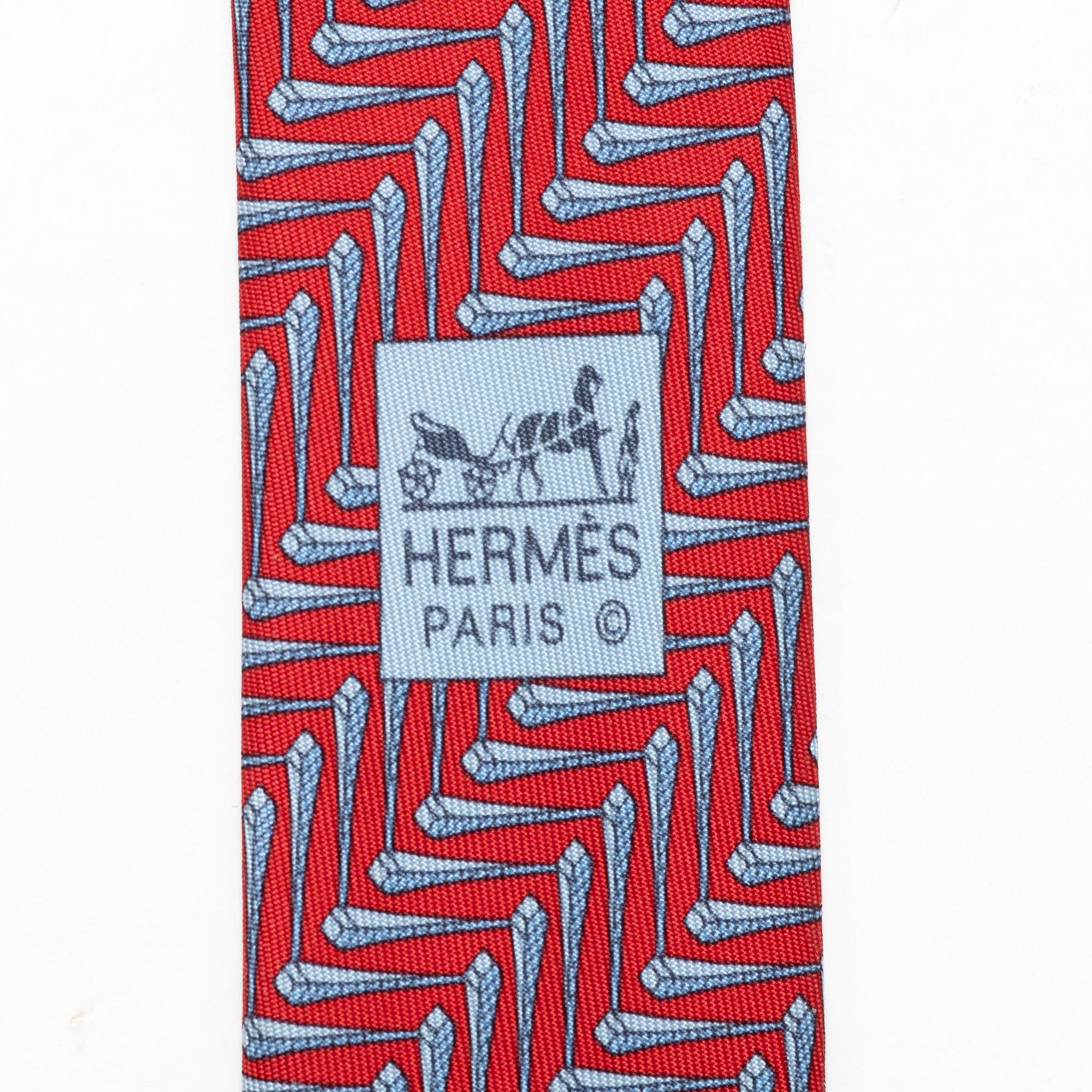 Hermès, slipsar, tre st.