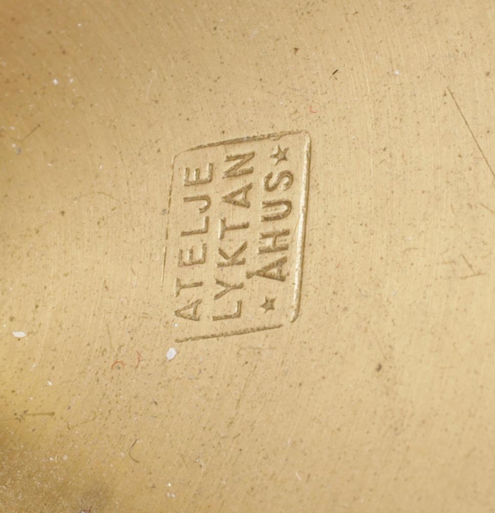 TAKLAMPA, "Bumlingen", Anders Pehrsson, Ateljé Lyktan, Åhus. Diameter 40.