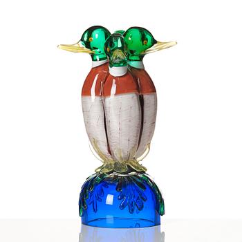 Ernst Billgren, "Väktare", skulptur, Berengo Studio, Murano 2000, ed. 2/6.