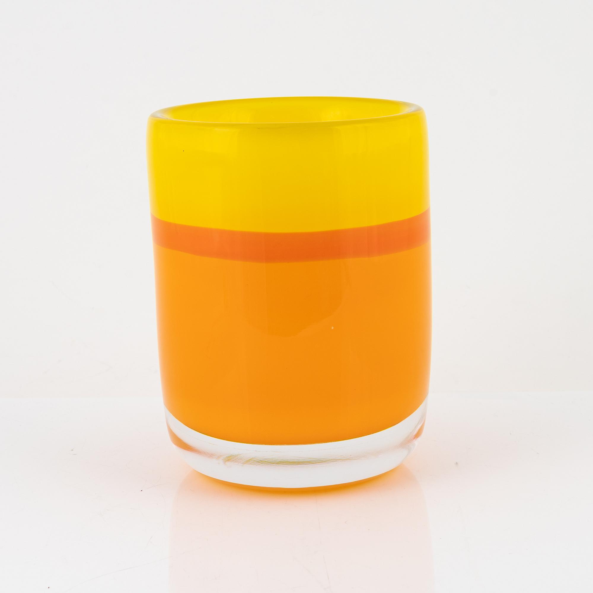 Erik Höglund, unik vas, Studioglas Strömbergshyttan, 1988.