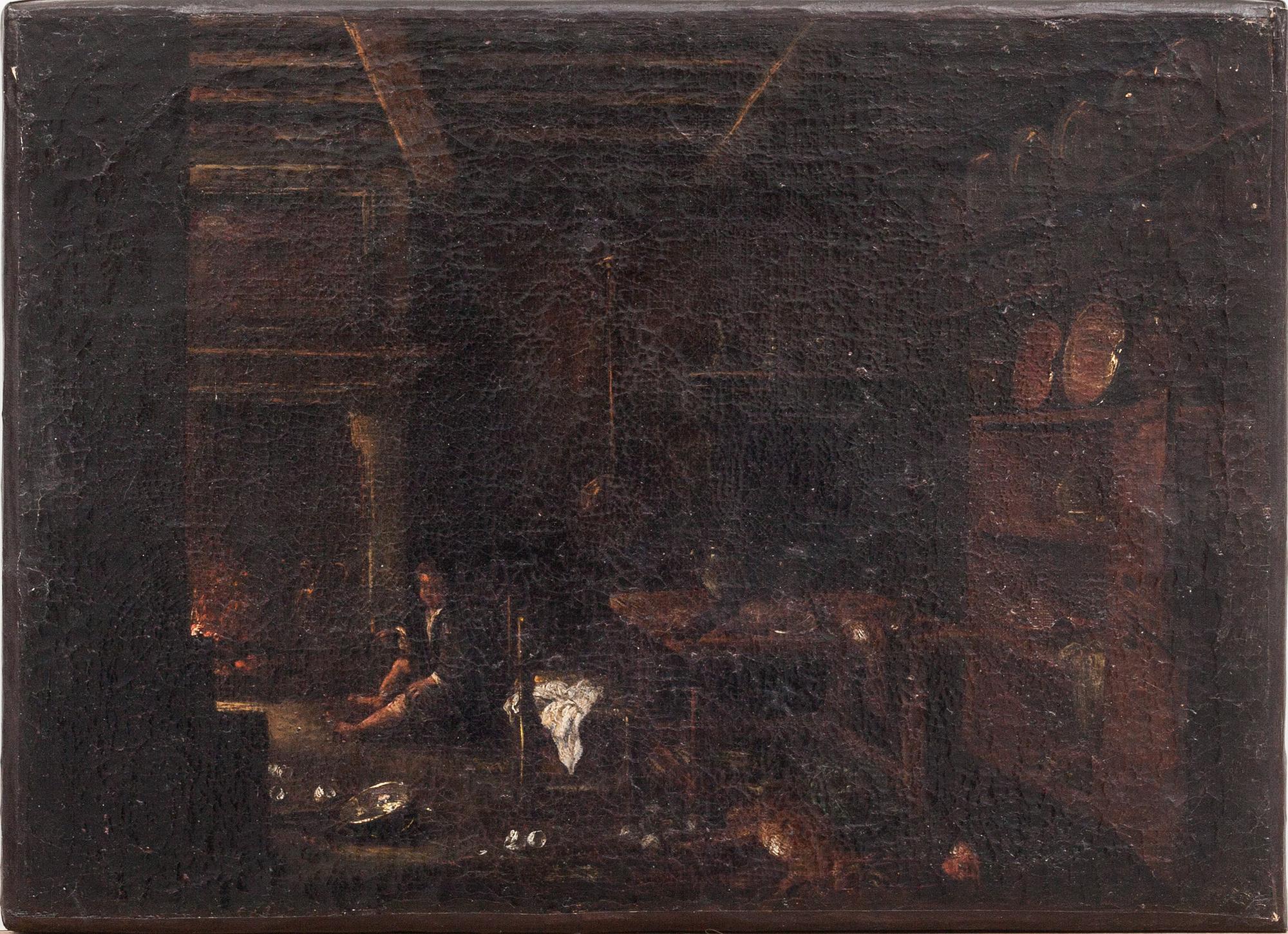 OKÄND KONSTNÄR, olja på duk, 1700-tal.
