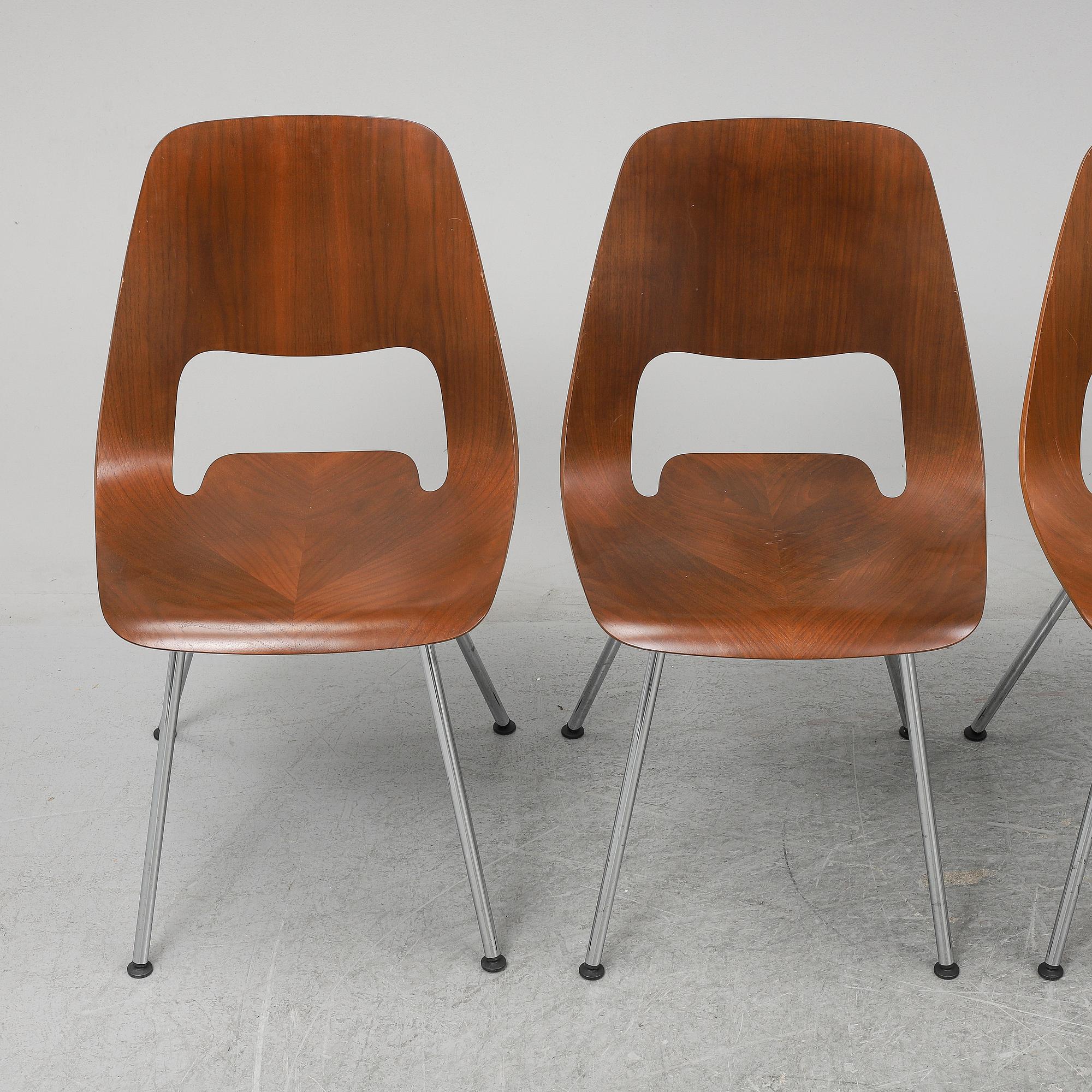 ALFREDO HÄBERLI, four 'Jill' chairs, Vitra, 2012.