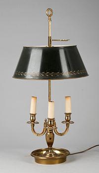 BORDSLAMPA, empirestil, omkring 1900-talets mitt.